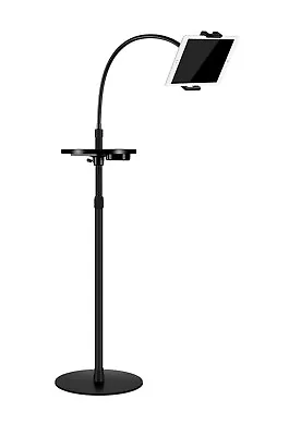 Thingy Club Aluminium Height-adjustable Gooseneck IPad/Tablet/Phone Floor Stand • £39.99