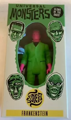 NEW Super7 Universal Monsters FRANKENSTEIN Glow-In-The-Dark ReAction Figure • $35.10