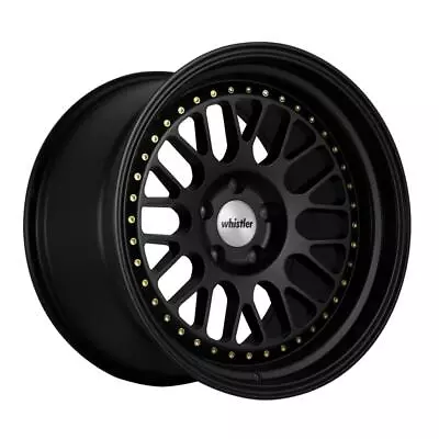 19x9.5|19x10.5 +22/22 Whistler SK1 5x114.3 Satin Black Rims (Set Of 4) • $979