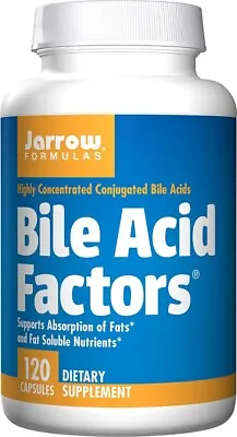 Jarrow Formulas - Bile Acid Factors   -  120 Caps    Free UK P&P • £33.41