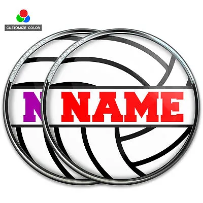 Personalized Volleyball Snap Jewelry Team Jersey Sports Ball 18MM Ginger Charm • $11.95