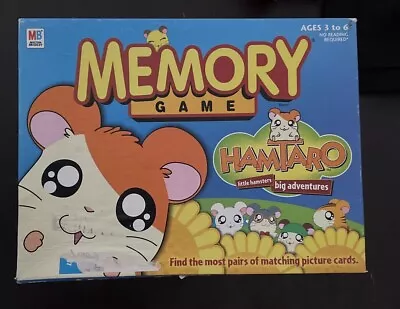 Milton Bradley 2000 Hamtaro Hamster Memory Game Ages 3 To 6 • $4.35