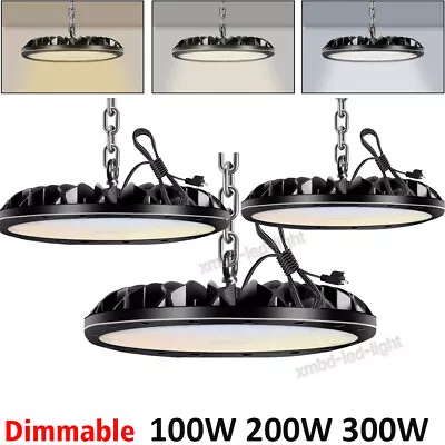 100W 200W 300W UFO LED High Bay Light Warehouse Factory GYM Shop Light Fixture • $23.99