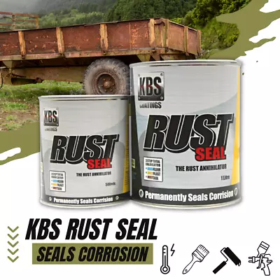 KBS RustSeal All Colours 500ml Rust Seal Paint Rust Preventive Coating • $64