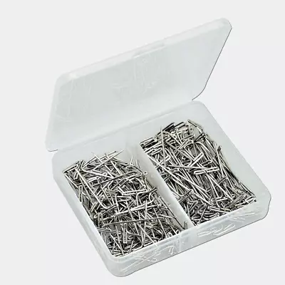 KLYNGTSK 160 PCS Strong Steel T-Pins For Blocking Knitting T Shaped Pins With 1 • £7.75