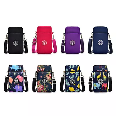 Phone Purse For Women Waterproof Cross Body Phone Bag Zipper Shoulder Wallet Bag • $10.36