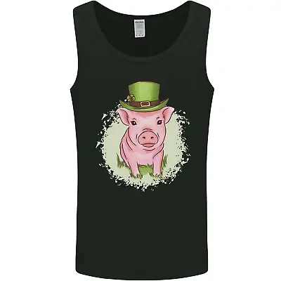 $14.79 • Buy St Patricks Day Pig Mens Vest Tank Top