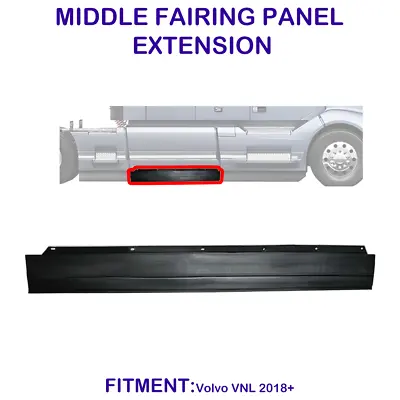 Middle Fairing Panel Extension For Volvo VNL 2018-2023 Passenger (RH) Side • $84.33