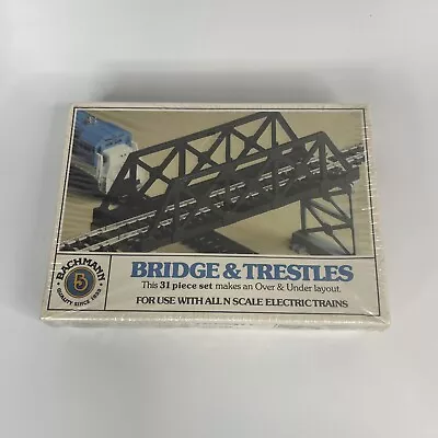  Bachmann Bridge & Trestles Set #46723 Rare Sealed New 31 Piece Set  N SCALE • $19.99