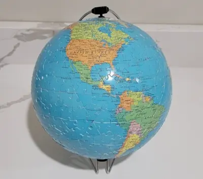 Ravensburger Puzzle Ball 540 Piece Globe Earth Map With Stand • $25