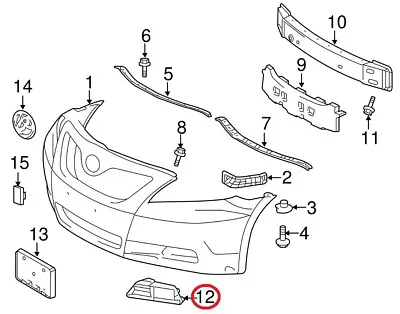 Genuine OEM Front Passenger Right Jack Plug Cover For Toyota 5212706040 • $38.82