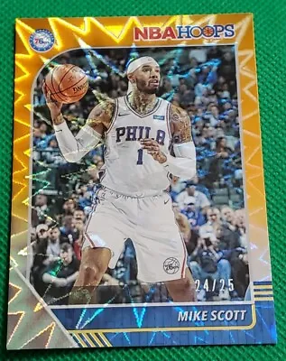Mike Scott 2019-20 NBA Hoops Orange Explosion #279 /25 76ers • $2.99