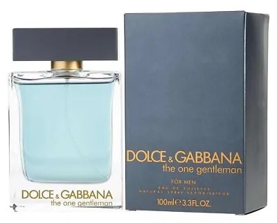 Dolce & Gabbana The One Gentleman For Men Cologne 3.3 Oz ~ 100 Ml EDT Spray • $159.95