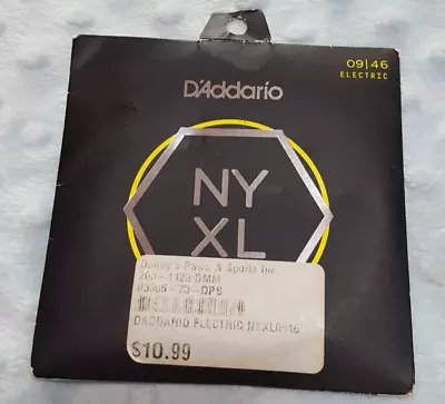 D'Addario NYXL0946 NY XL Electric Guitar Strings NYXL 09-46 Daddario • $9.96