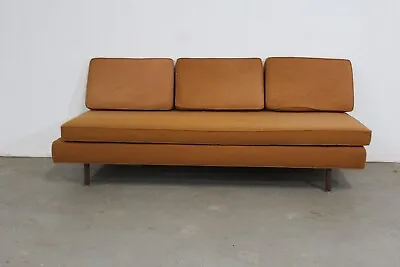  Mid-Century Modern Walnut Daybed/Sofa On Pencil Legs • $995