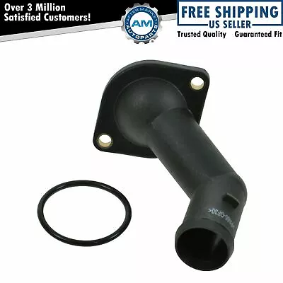 Thermostat Housing Cover Water Outlet Pipe For Audi VW Jetta 4 Cylinder 1.8 2.0 • $12.21