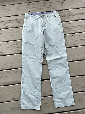 J.Crew Pants Men 28/30 Sage Mint Lightweight Urban Slim 100% Cotton Chino Pants • $18.70