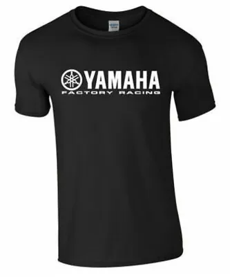 £9.99 • Buy Yamaha Factory Racing T-Shirt Tee Top Race Motorbike Classic Retro Inspired Tee