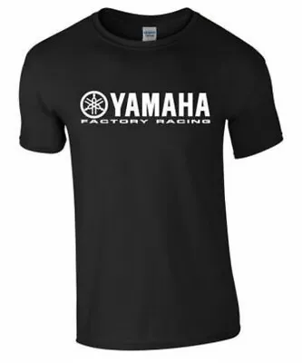 Yamaha Factory Racing T-Shirt Tee Top Race Motorbike Classic Retro Inspired Tee • £11.36