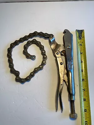 *Vintage Vise Grip Adjustable Chain Locking Clamp # 20R For Many Uses *NICE ! • $23.50