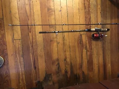 Vintage True-Temper UNI-SPIN 63T Spin Cast Fishing Rod 6' W/63L Reel Holloglass • $69.95