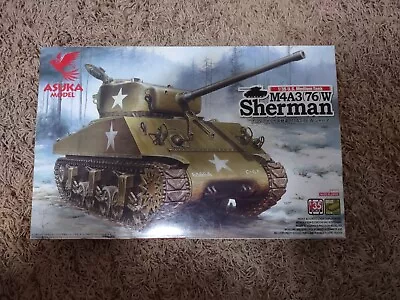 1/35 Asuka (Tasca) M4A3 (76) W Sherman!  New In Open Box! • $40