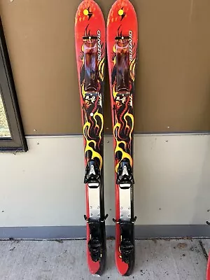 Blizzard Yahoo 135cm Carving Skis W/ FlowShocks Riser Plate And Tyrollia SR100 • $125