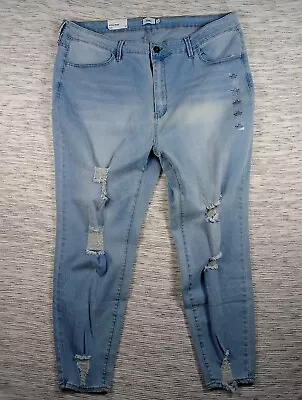 Rue 21 Women's Ripped Jeans Ultimate Stretch High Rise Size 24 • $16