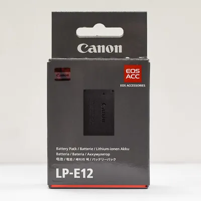 Canon LP-E12 Battery Li-ion Genuine Canon EOS M50 Mark II M200 M50 M100 SX70 Etc • £54.97