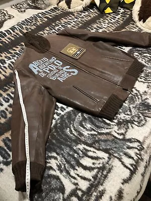 La Martina Abierto Argentino Cuidad De Buenos Aires Super Rare Leather Jacket • $575