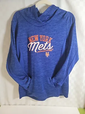 NY New York Mets Hoodie Adult  Medium MLB Baseball Majestic Blue • $14.99