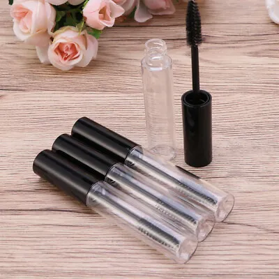  4 Pcs Empty Mascara Tube And Wand Castor Oils Hair Container • $7.78