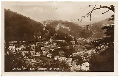 P.C Aerial View Matlock Bath From Heights Of Jacob Derby Derbyshire Good Cond RP • £2.99