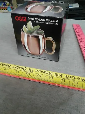 Oggi Moscow Mule Copper Plated Mug With EZ-Grip Handle 20-Ounce • $3.92