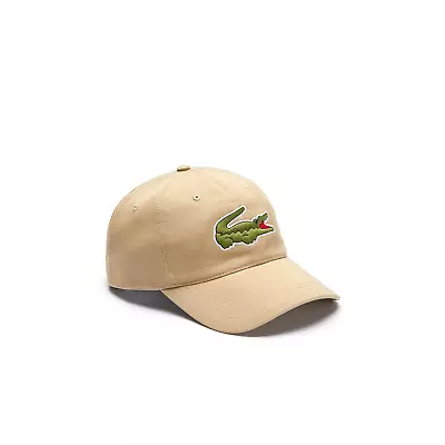 Lacoste Viennese Contrast Strap And Oversized Crocodile Strapback Cap - OSFA • $39.95