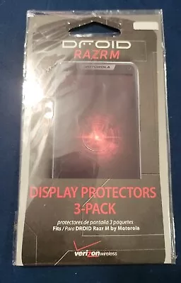 Motorola Droid RAZR M Display Protectors 3-Pack • $11.99