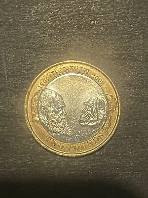 Rare 2 Pound Coin Charles Darwin • £45
