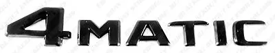 Black Trunk Emblem Badge Logo Letters For Mercedes-Benz Vito Viano W639 4Matic • $9.99
