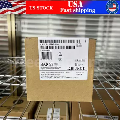 $199 • Buy New Siemens S7-1200 CPU 6ES7211-1AE40-0XB0 6ES7 211-1AE40-0XB0 2023