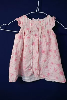 Maggie & Zoe Baby Dress -pink- Age 3-6 Months (na47) • £5.99