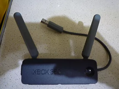 Official Microsoft Xbox 360 Wireless N Networking Adapter Black 1398 • £12.99