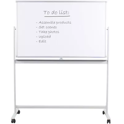 VIVO Mobile Dry Erase Board 48  X 32  Magnetic Double Sided Whiteboard Stand • $119.99