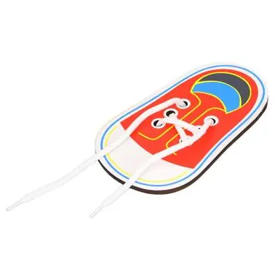 Lacing Stringing Learn To Tie Shoelaces Toy Early Development • £4.39