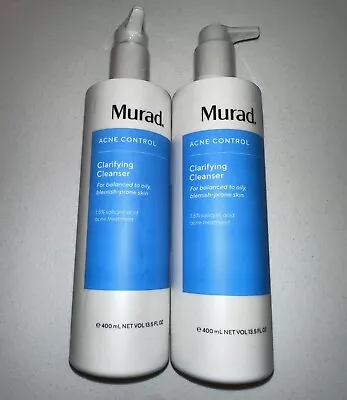 Murad Acne Control Clarifying Cleanser 400ml X 2 Bottles - New • $70