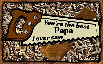 $14.99 • Buy (Best Papa) WALL DECOR, DISTRESSED, RUSTIC,PRIMITIVE, HARD WOOD, SIGN, PLAQUE