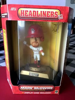 Headliners XL MARK MCGWIRE 70 Home Runs Figure With Display Case ~ COA Included • $2.99