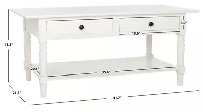 Safavieh BORIS COFFEE TABLE Reduced Price 2172729152 AMH5706C • $118