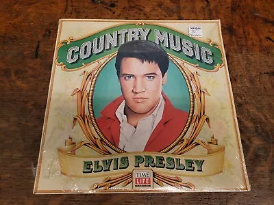ELVIS PRESLEY Country Music TIME LIFE 1981 LP VINYL Record SEALED NEW OLD STOCK • $8.10