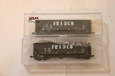 N Scale 2 Pc Lot Atlas 90 Ton Hopper   Frisco   • $23.95