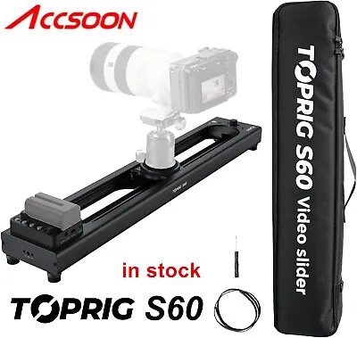 Accsoon TOPRIG S60 Motorized Focusing Rail Slider Video Shooting For Camera DSLR • $399